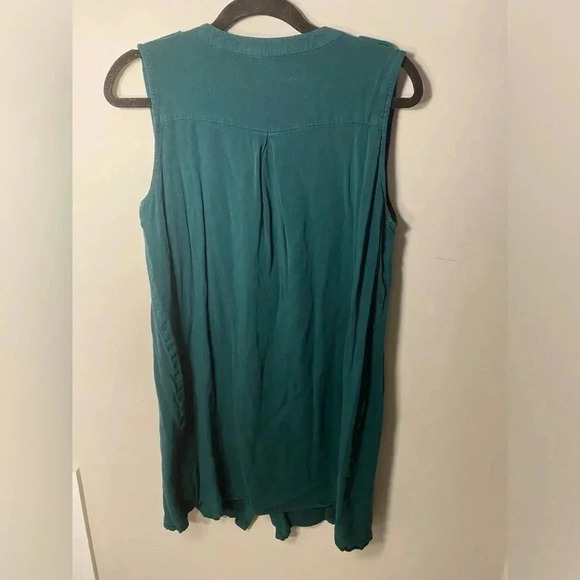 Shoe Dazzle emerald button down dress | size extra large - Picture 5 of 5